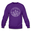 Oklahoma Sweatshirt - State Design Oklahoma Crewneck Sweatshirt - purple