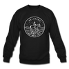 Oklahoma Sweatshirt - State Design Oklahoma Crewneck Sweatshirt - black