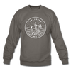 Oklahoma Sweatshirt - State Design Oklahoma Crewneck Sweatshirt - asphalt gray