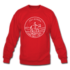 Oklahoma Sweatshirt - State Design Oklahoma Crewneck Sweatshirt - red