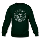 Oklahoma Sweatshirt - State Design Oklahoma Crewneck Sweatshirt - forest green