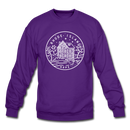 Rhode Island Sweatshirt - State Design Rhode Island Crewneck Sweatshirt - purple