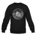 Rhode Island Sweatshirt - State Design Rhode Island Crewneck Sweatshirt - black