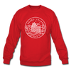 Rhode Island Sweatshirt - State Design Rhode Island Crewneck Sweatshirt - red