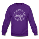 South Dakota Sweatshirt - State Design South Dakota Crewneck Sweatshirt - purple