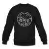 South Dakota Sweatshirt - State Design South Dakota Crewneck Sweatshirt - black