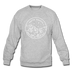 South Dakota Sweatshirt - State Design South Dakota Crewneck Sweatshirt - heather gray
