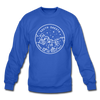 South Dakota Sweatshirt - State Design South Dakota Crewneck Sweatshirt - royal blue