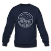 South Dakota Sweatshirt - State Design South Dakota Crewneck Sweatshirt - navy
