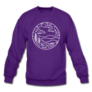 North Carolina Sweatshirt - State Design North Carolina Crewneck Sweatshirt - purple