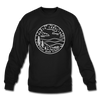 North Carolina Sweatshirt - State Design North Carolina Crewneck Sweatshirt - black