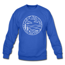 North Carolina Sweatshirt - State Design North Carolina Crewneck Sweatshirt - royal blue