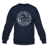 North Carolina Sweatshirt - State Design North Carolina Crewneck Sweatshirt - navy