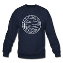 North Carolina Sweatshirt - State Design North Carolina Crewneck Sweatshirt - navy