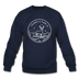 Pennsylvania Sweatshirt - State Design Pennsylvania Crewneck Sweatshirt - navy