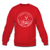 Pennsylvania Sweatshirt - State Design Pennsylvania Crewneck Sweatshirt - red