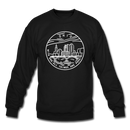 Ohio Sweatshirt - State Design Ohio Crewneck Sweatshirt - black