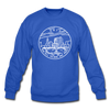 Ohio Sweatshirt - State Design Ohio Crewneck Sweatshirt - royal blue