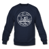 Ohio Sweatshirt - State Design Ohio Crewneck Sweatshirt - navy