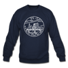 Ohio Sweatshirt - State Design Ohio Crewneck Sweatshirt - navy