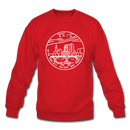 Ohio Sweatshirt - State Design Ohio Crewneck Sweatshirt - red