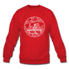 Ohio Sweatshirt - State Design Ohio Crewneck Sweatshirt - red