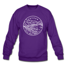 Oregon Sweatshirt - State Design Oregon Crewneck Sweatshirt - purple