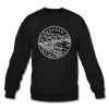 Oregon Sweatshirt - State Design Oregon Crewneck Sweatshirt - black