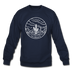 Texas Sweatshirt - State Design Texas Crewneck Sweatshirt - navy