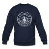 Texas Sweatshirt - State Design Texas Crewneck Sweatshirt - navy