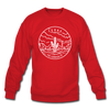 Texas Sweatshirt - State Design Texas Crewneck Sweatshirt - red