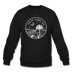 South Carolina Sweatshirt - State Design South Carolina Crewneck Sweatshirt - black