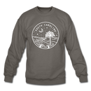 South Carolina Sweatshirt - State Design South Carolina Crewneck Sweatshirt - asphalt gray