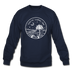 South Carolina Sweatshirt - State Design South Carolina Crewneck Sweatshirt - navy
