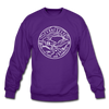 Tennessee Sweatshirt - State Design Tennessee Crewneck Sweatshirt - purple