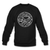 Tennessee Sweatshirt - State Design Tennessee Crewneck Sweatshirt - black