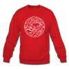 Tennessee Sweatshirt - State Design Tennessee Crewneck Sweatshirt - red