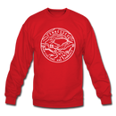 Tennessee Sweatshirt - State Design Tennessee Crewneck Sweatshirt - red