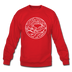 Tennessee Sweatshirt - State Design Tennessee Crewneck Sweatshirt - red
