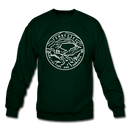 Tennessee Sweatshirt - State Design Tennessee Crewneck Sweatshirt - forest green