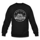 Washington Sweatshirt - State Design Washington Crewneck Sweatshirt - black