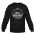 Washington Sweatshirt - State Design Washington Crewneck Sweatshirt - black