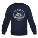 Washington Sweatshirt - State Design Washington Crewneck Sweatshirt - navy
