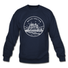 Washington Sweatshirt - State Design Washington Crewneck Sweatshirt - navy