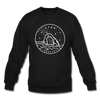 Utah Sweatshirt - State Design Utah Crewneck Sweatshirt - black