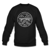 West Virginia Sweatshirt - State Design West Virginia Crewneck Sweatshirt - black