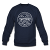 West Virginia Sweatshirt - State Design West Virginia Crewneck Sweatshirt - navy