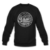Virginia Sweatshirt - State Design Virginia Crewneck Sweatshirt - black