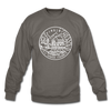 Virginia Sweatshirt - State Design Virginia Crewneck Sweatshirt - asphalt gray