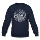 Virginia Sweatshirt - State Design Virginia Crewneck Sweatshirt - navy
